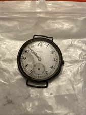 WW1 ROLEX MILITARY OFFICERS SILVER TRENCH WATCH CIRCA for repair