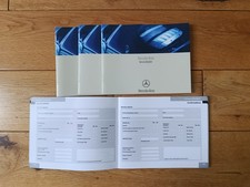 Mercedes service book stamped - mercedes,
