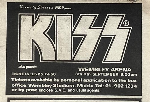 Kiss wembley arena 1980 6cm - kiss+wembley, arena+1980+6cm