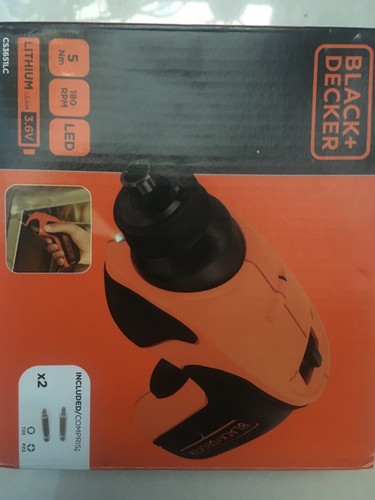 Black decker 6v 5nm - 5nm, 180rpm