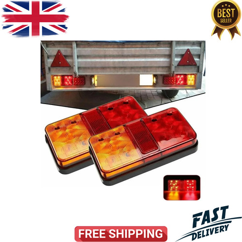 12v led tail lights - 12v, pair
