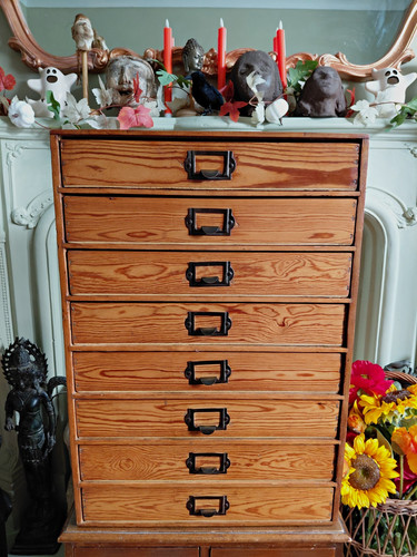Vintage drawer collectors - 8-drawer,