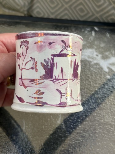 Antique 19th sunderland pink - antique,