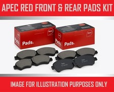 FRONT REAR BRAKE PADS APEC RED