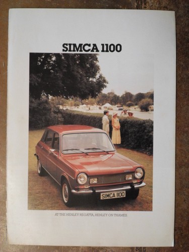 Simca 1100 range - 1100, orig