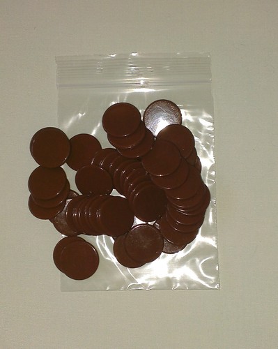 Plastic counters x - (50, 22mm