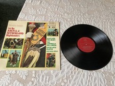 pipes and drums 1st bn argyll and sutherland highlanders vinyl LP PLAYTESTED EXC