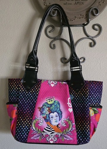 Handmade quilted tote bag - tote,