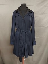 REISS navy blue shirt dress size 12 Brand new