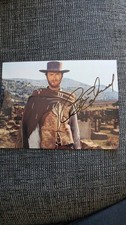 Clint Eastwood Hand Signed 8x6