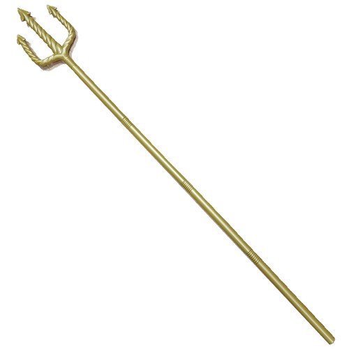 Gold trident prop cosplay - gold,