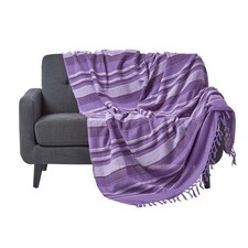 Cotton Morocco Striped Throw