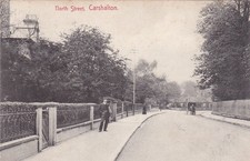 ORIGINAL POSTCARD NORTH STREET CARSHALTON SUTTON GREATER LONDON POSTED 1906