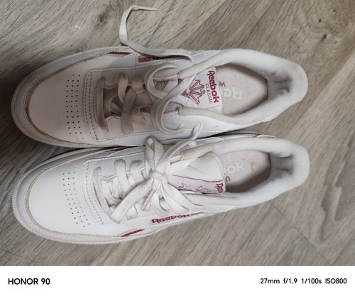 White reebok club - white,