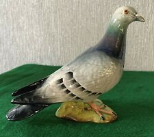 BESWICK BIRD PIGEON GREY & WHITE GLOSS MODEL No. 1383B PERFECT