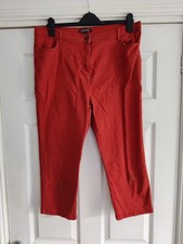 Bonmarche long ladies three quarter shorts - burnt orange - size 16