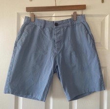 Primark Blue Chino Style Shorts Men’s 30” Waist Good Condition