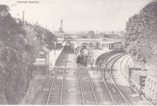 KEMBLE STATION - POSTCARD - GLOUCESTERSHIRE (ref 3495/17)