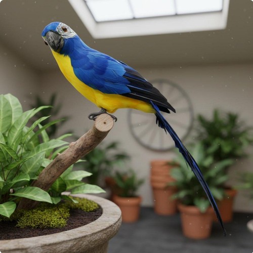 Feathered parrot model vibrant - model,