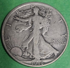 1918-P Walking Liberty Half