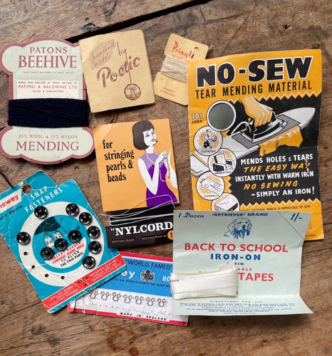 Vintage haberdashery sew - vintage, no-sew
