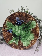 Antique Majolica Plate W & AJ