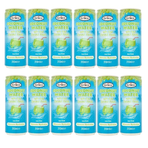 Grace coconut water with - coconut, pulp