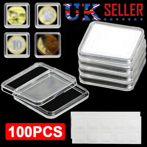 100pcs single square plastic - single,