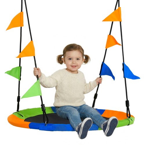 Outsunny saucer tree - outsunny, swing