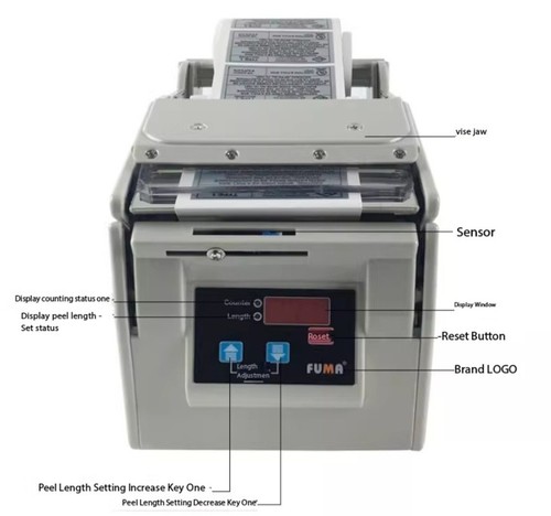 Auto label dispenser device - dispenser,
