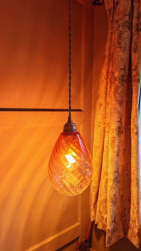 Pink pendant ceiling - pink,