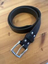 Saddleback Old Bull Leather Belt 30 - Black - Chicago Screws