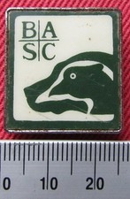 Rare Vintage Metal British Association For Shooting And Conservation BASC Badge
