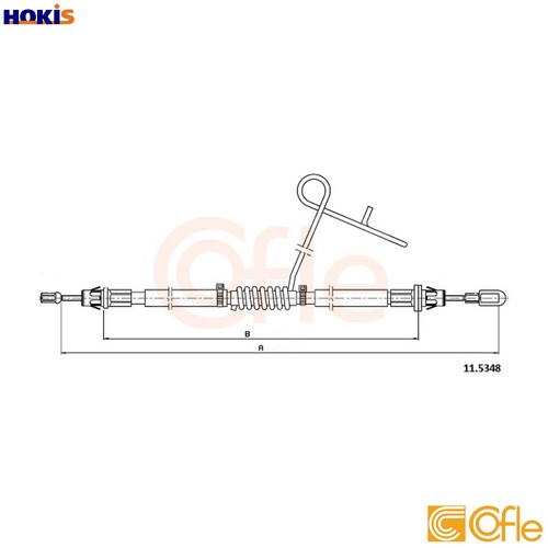 Cable pull parking - parking, brake