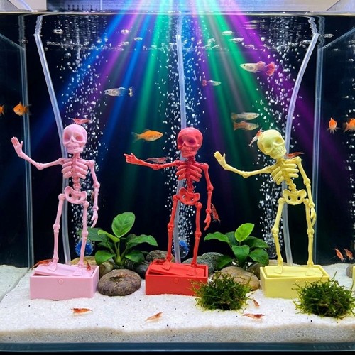 Dancing skeleton aquarium - skeleton,