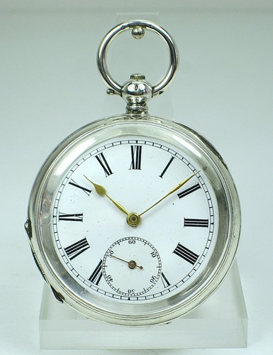 Pocket watch solid silver