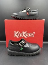 Kickers Black Leather Infant
