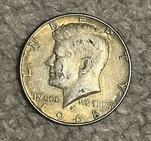 1968 kennedy silver - silver, half