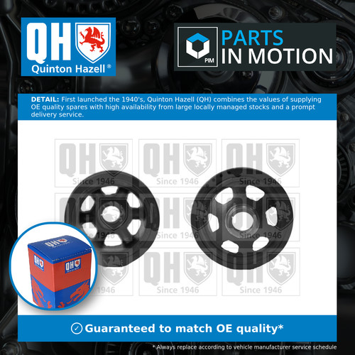 Crankshaft pulley fits - crankshaft, (tvd)