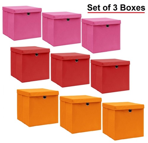 Foldable storage boxes with - storage,