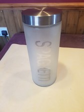 Frosted Glass Spaghetti Jar
