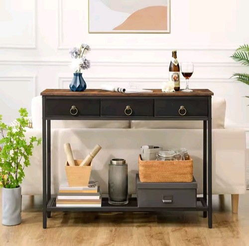 Console table narrow entryway - console,