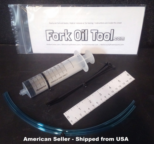 Fork oil tool - tool, tuning
