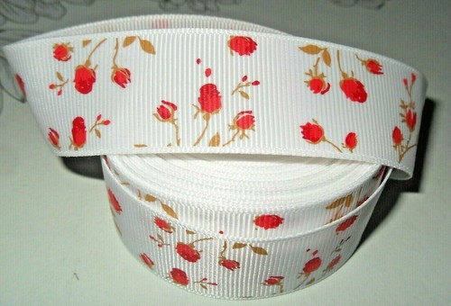 Red rose bud - red, ribbon