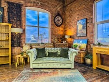 Antique chesterfield seater - 2,