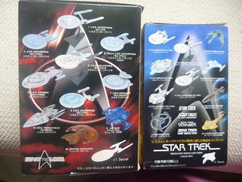 Star trek furuta toys ship - trek, f-toys