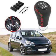 For Vauxhall Corsa Manual Gear Stick Shift Knob 5-Speed Shifter PU Lever Head