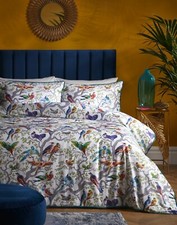 Multi Coloured Birds Bedding by Laurence Llewelyn-Bowen - Multi - All Sizes