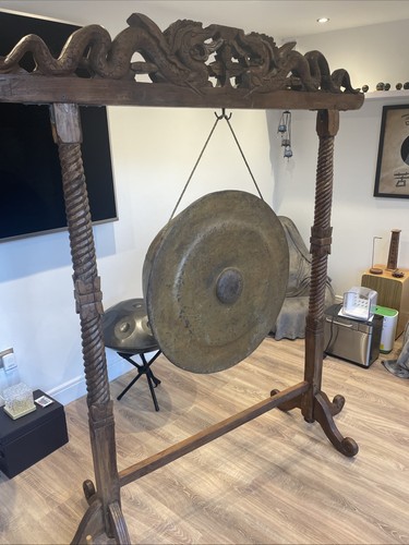 Large old gong - gong, solid