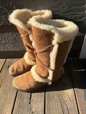 Ugg Australia Nightfall 5359 Sheepkin Wool Lined Boots - Women’s Size 7 EUC